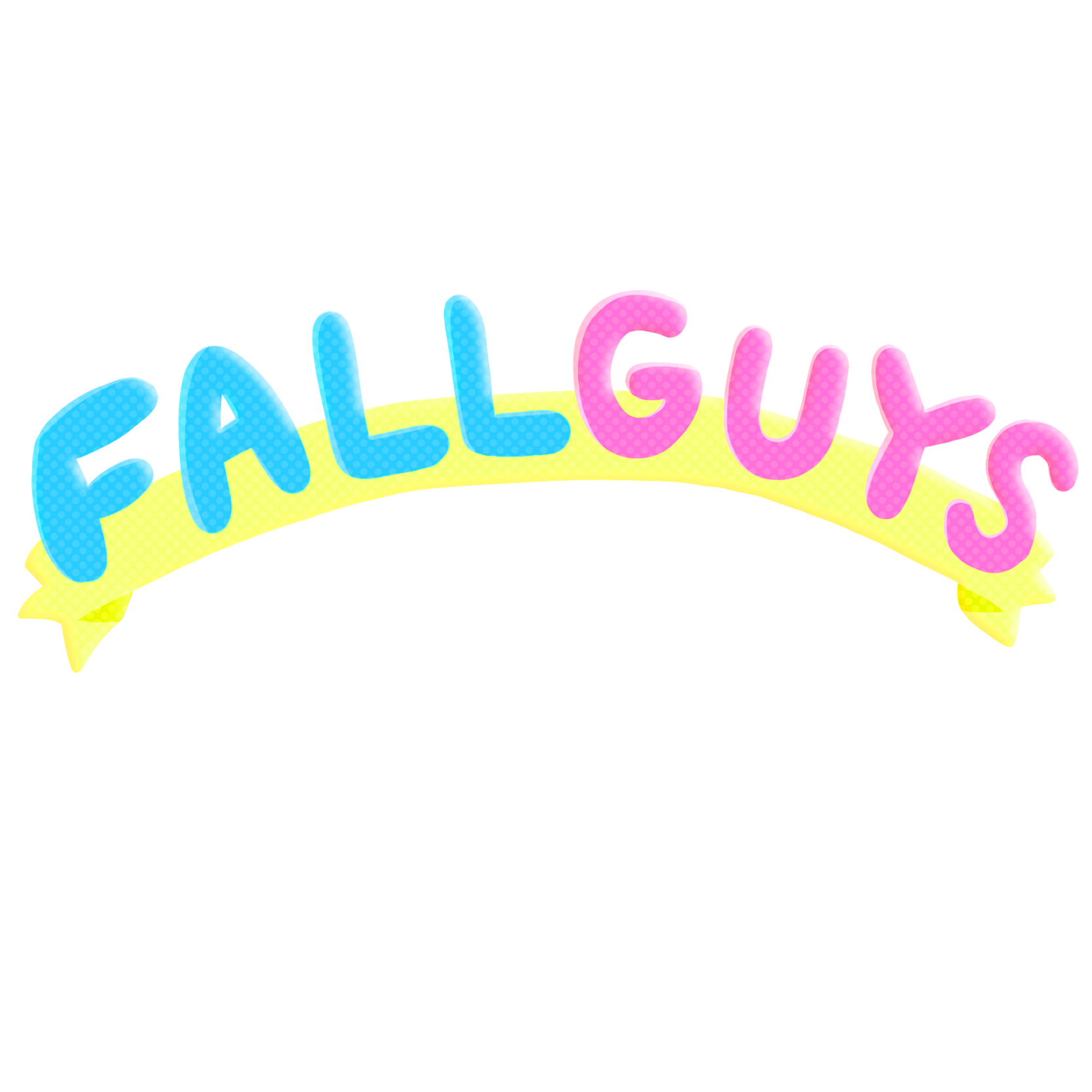 fallguys logo kawaii